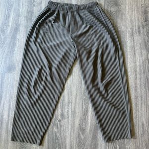Homme Plisse Issey Miyake Pleated Grey Pants Size 2